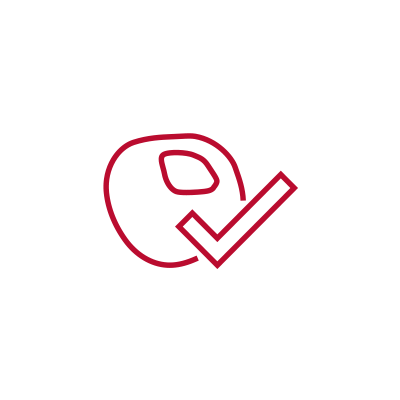 Buckeye nut with checkmark