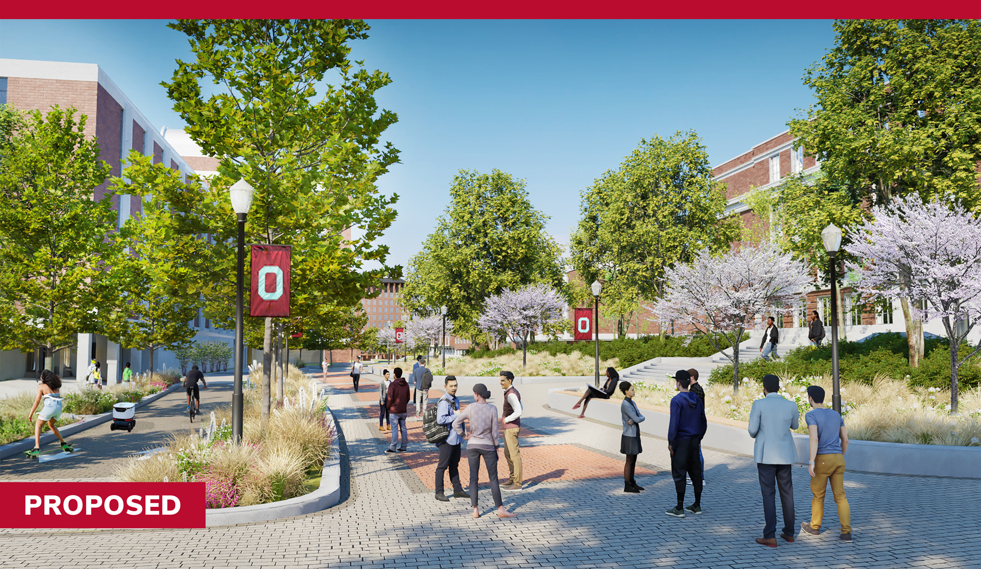 Rendering of the proposed Neil Ave