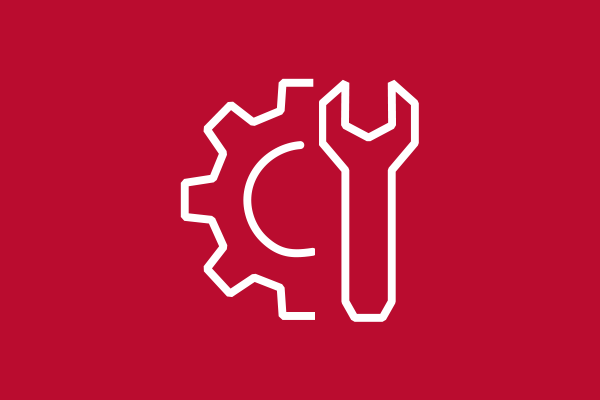 icon of a gear and wrench