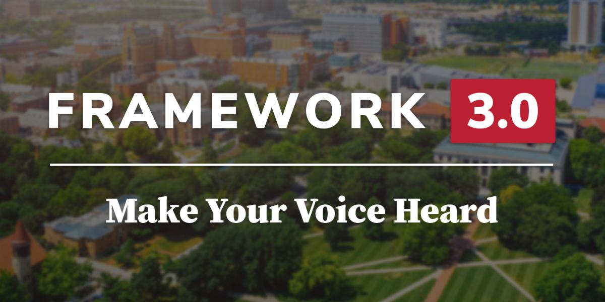 Framework 3.0 Make Your Voice Heard