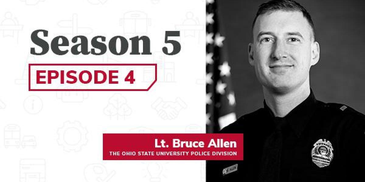 City of Ohio State Podcast logo with Lt Bruce Allen