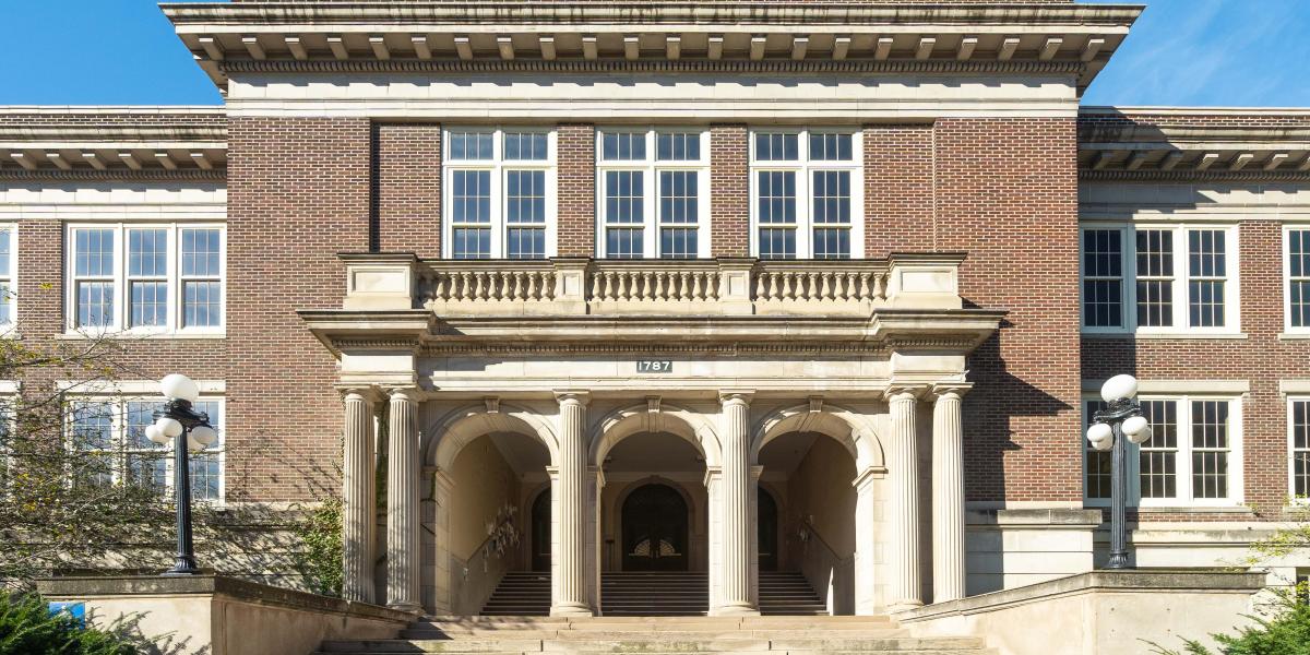 exterior of campbell hall