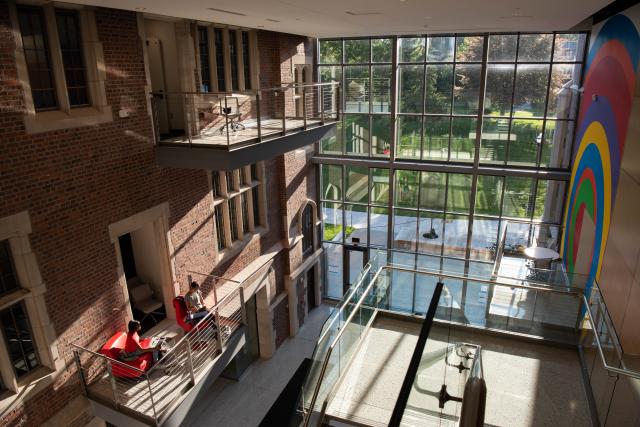 interior of Pomerene Hall