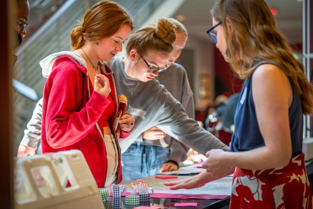 Image of students participating in Framework 3.0 student session in the Ohio Union