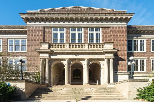 exterior of campbell hall