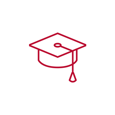 Graduation cap icon