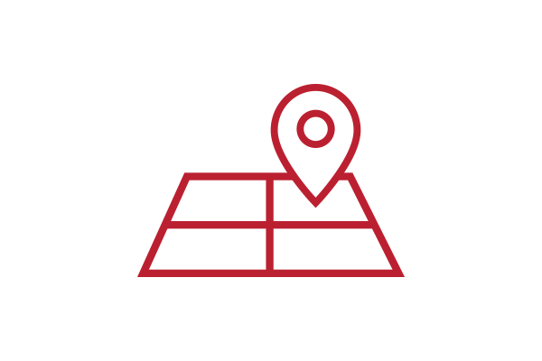Map with pinpoint