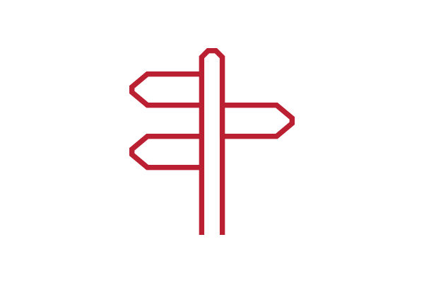 Signpost icon