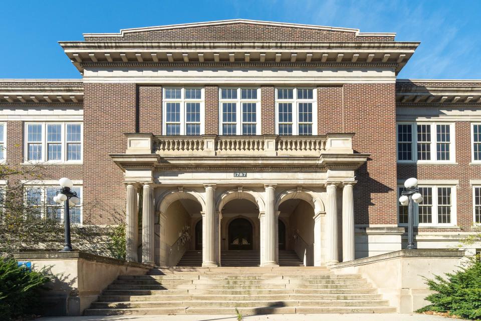 exterior of campbell hall